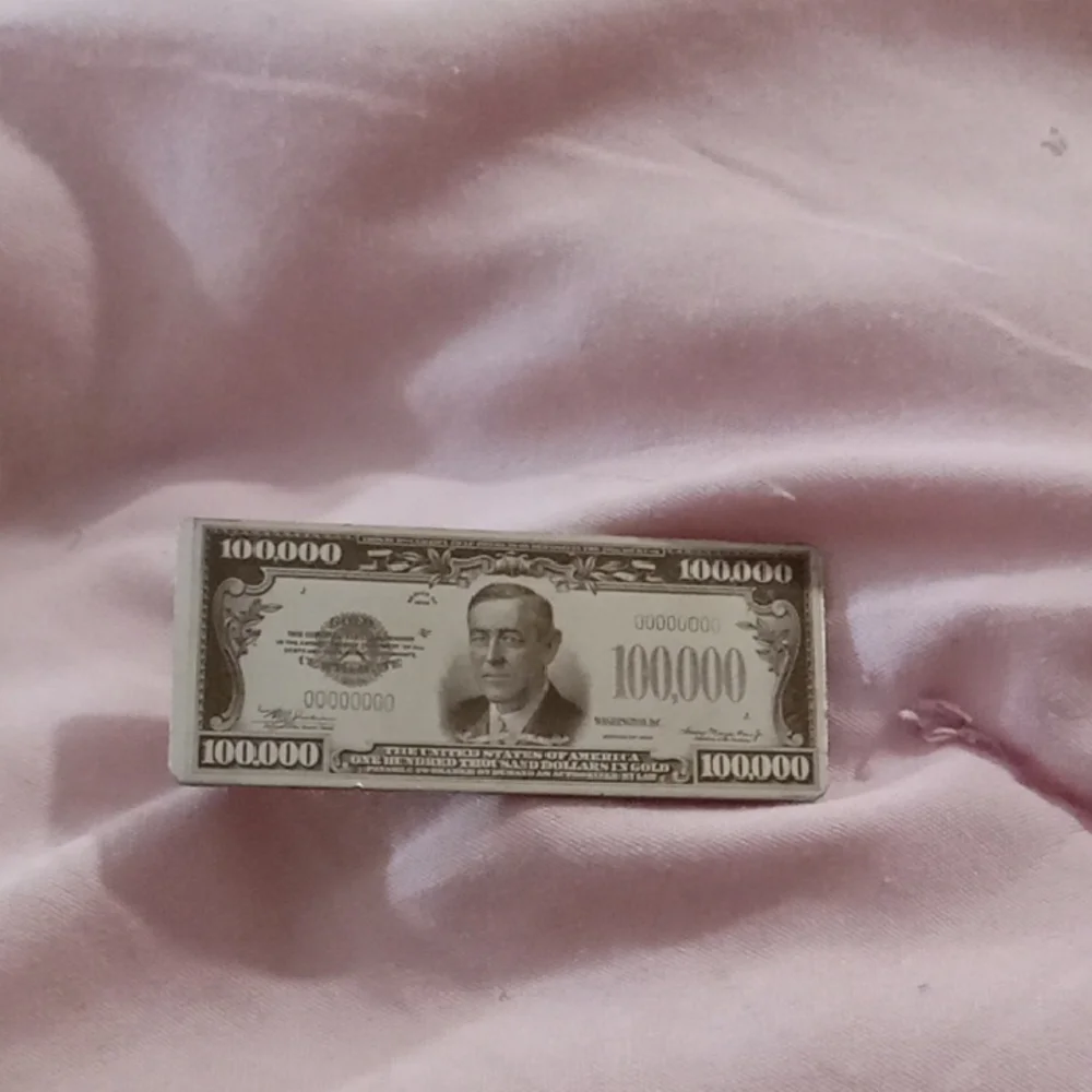 Novelty 1000000 Dollar Bill tie clip